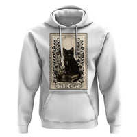 Funny The Cat Book Hoodie Kitty Lover Tarot Card - Wonder Print Shop
