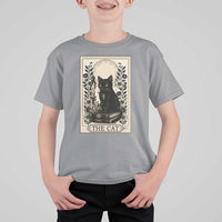 Funny The Cat Book T Shirt For Kid Kitty Lover Tarot Card - Wonder Print Shop