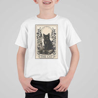 Funny The Cat Book T Shirt For Kid Kitty Lover Tarot Card - Wonder Print Shop