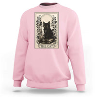 Funny The Cat Book Sweatshirt Kitty Lover Tarot Card - Wonder Print Shop