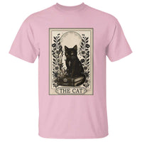 Funny The Cat Book T Shirt Kitty Lover Tarot Card - Wonder Print Shop