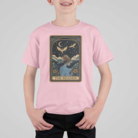 Funny The Reader Tarot Card T Shirt For Kid Girl Reading Fantasy Book - Wonder Print Shop