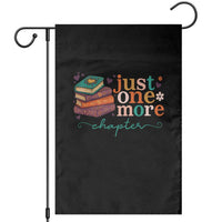 Just One More Chapter Garden Flag Cute Pastel Bookworm Girl Reader - Wonder Print Shop