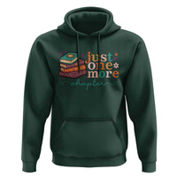 Just One More Chapter Hoodie Cute Pastel Bookworm Girl Reader - Wonder Print Shop