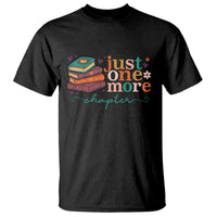 Just One More Chapter T Shirt Cute Pastel Bookworm Girl Reader - Wonder Print Shop