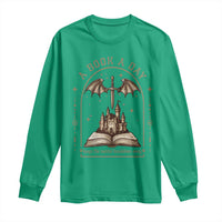 Fantasy Book Lover Long Sleeve Shirt A Book A Day Keeps The Mental Breakdown Away - Wonder Print Shop