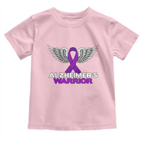 Alzheimers Warrior Toddler T Shirt Purple Ribbon Angel Wings Memory Support Gift