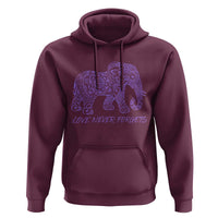 Love Never Forgets Elephant Mandala Hoodie Animal Lover Gift