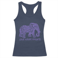 Love Never Forgets Elephant Mandala Racerback Tank Top Animal Lover Gift