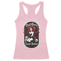 Bad Girls Taste Better Racerback Tank Top Adult Humor Devil Girl Gift - Wonder Print Shop