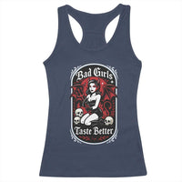 Bad Girls Taste Better Racerback Tank Top Adult Humor Devil Girl Gift - Wonder Print Shop