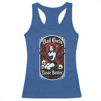 Bad Girls Taste Better Racerback Tank Top Adult Humor Devil Girl Gift - Wonder Print Shop