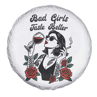 Bad Girls Taste Better Spare Tire Cover Tattoo Girl Adult Humor Gift - Wonder Print Shop