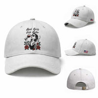 Bad Girls Taste Better Baseball Cap Tattoo Girl Adult Humor Gift