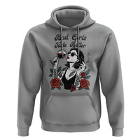 Bad Girls Taste Better Hoodie Tattoo Girl Adult Humor Gift - Wonder Print Shop