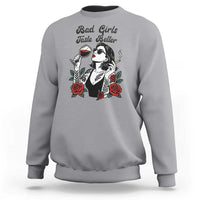 Bad Girls Taste Better Sweatshirt Tattoo Girl Adult Humor Gift - Wonder Print Shop