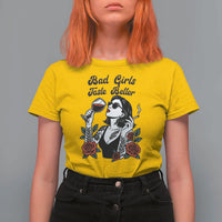 Bad Girls Taste Better T Shirt For Women Tattoo Girl Adult Humor Gift - Wonder Print Shop