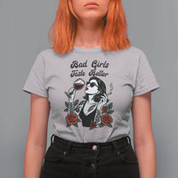 Bad Girls Taste Better T Shirt For Women Tattoo Girl Adult Humor Gift - Wonder Print Shop