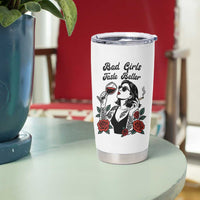 Bad Girls Taste Better Tumbler Cup Tattoo Girl Adult Humor Gift