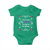 Funny Sarcastic Baby Onesie I Heard You Like Bad Girls I Am Bad At Everything - Wonder Print Shop