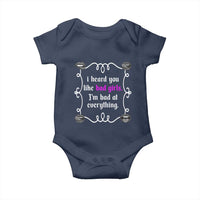 Funny Sarcastic Baby Onesie I Heard You Like Bad Girls I Am Bad At Everything - Wonder Print Shop