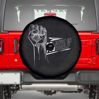 Believe In Yourself Spare Tire Cover Strong Fist Motivational Quote - Wonder Print Shop