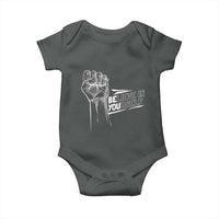 Believe In Yourself Baby Onesie Strong Fist Motivational Quote - Wonder Print Shop
