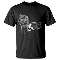 Believe In Yourself T Shirt Strong Fist Motivational Quote - Wonder Print Shop