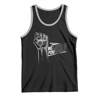 Believe In Yourself Tank Top Strong Fist Motivational Quote - Wonder Print Shop