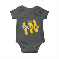 Inspirational Quote Baby Onesie Believe In Yourself Motivation - Wonder Print Shop
