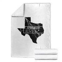 Strong Texas Throw Blanket Stronger Than The Storm Quote - Wonder Print Shop