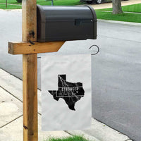 Strong Texas Garden Flag Stronger Than The Storm Quote - Wonder Print Shop