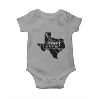 Strong Texas Baby Onesie Stronger Than The Storm Quote - Wonder Print Shop