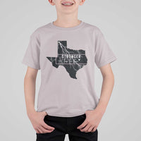 Strong Texas T Shirt For Kid Stronger Than The Storm Quote - Wonder Print Shop