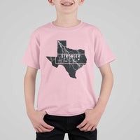 Strong Texas T Shirt For Kid Stronger Than The Storm Quote - Wonder Print Shop