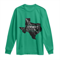 Strong Texas Long Sleeve Shirt Stronger Than The Storm Quote - Wonder Print Shop