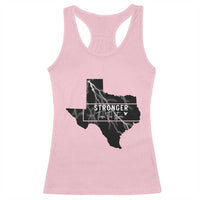 Strong Texas Racerback Tank Top Stronger Than The Storm Quote - Wonder Print Shop
