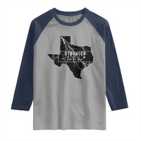 Strong Texas Raglan Shirt Stronger Than The Storm Quote - Wonder Print Shop