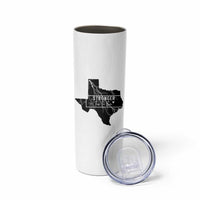 Strong Texas Skinny Tumbler Stronger Than The Storm Quote