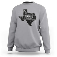 Strong Texas Sweatshirt Stronger Than The Storm Quote - Wonder Print Shop