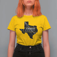 Strong Texas T Shirt For Women Stronger Than The Storm Quote - Wonder Print Shop