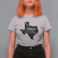 Strong Texas T Shirt For Women Stronger Than The Storm Quote - Wonder Print Shop