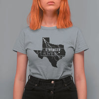 Strong Texas T Shirt For Women Stronger Than The Storm Quote - Wonder Print Shop