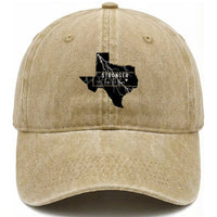 Strong Texas Washed Cotton Baseball Cap Stronger Than The Storm Quote