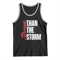 Stronger Than The Storm Tank Top Positive Mindset Motivation - Wonder Print Shop