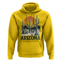 Arizona Desert Sunset Hoodie Vintage Cactus Grand Canyon State Gift - Wonder Print Shop
