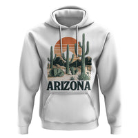 Arizona Desert Sunset Hoodie Vintage Cactus Grand Canyon State Gift - Wonder Print Shop