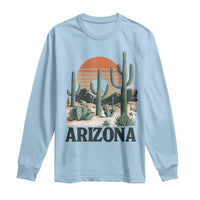 Arizona Desert Sunset Long Sleeve Shirt Vintage Cactus Grand Canyon State Gift - Wonder Print Shop