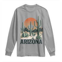 Arizona Desert Sunset Long Sleeve Shirt Vintage Cactus Grand Canyon State Gift - Wonder Print Shop