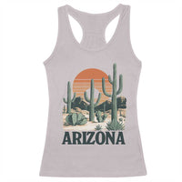 Arizona Desert Sunset Racerback Tank Top Vintage Cactus Grand Canyon State Gift - Wonder Print Shop